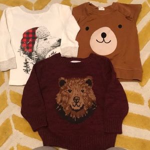 Bundle 12-18M long sleeve shirts